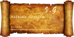Valkusz Gizella névjegykártya